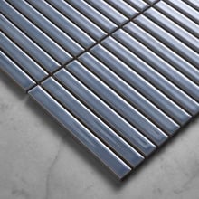 Reid Gloss Blue Kit Kat Ceramic Mosaic Tile